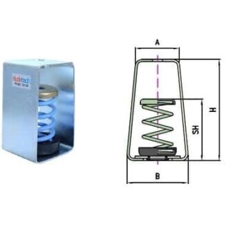 lò xo chống rung SH20